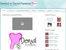 Tablet Screenshot of dentistinpanama.com